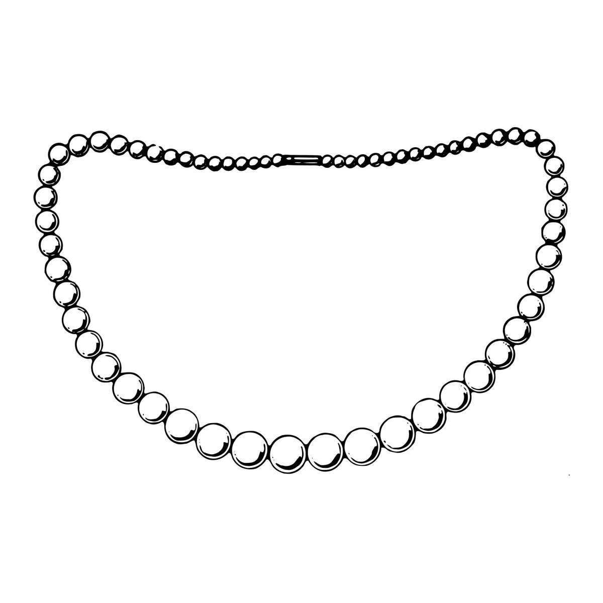 Playful beads coloring book for 3-4 year olds