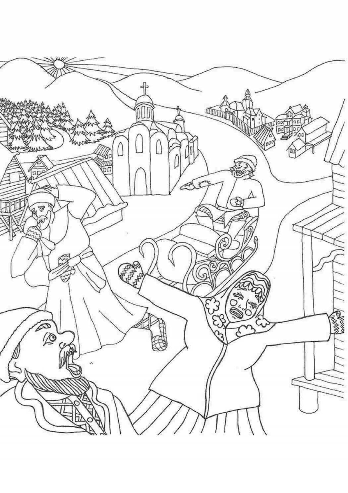 Fun coloring pages ruslan and lyudmila