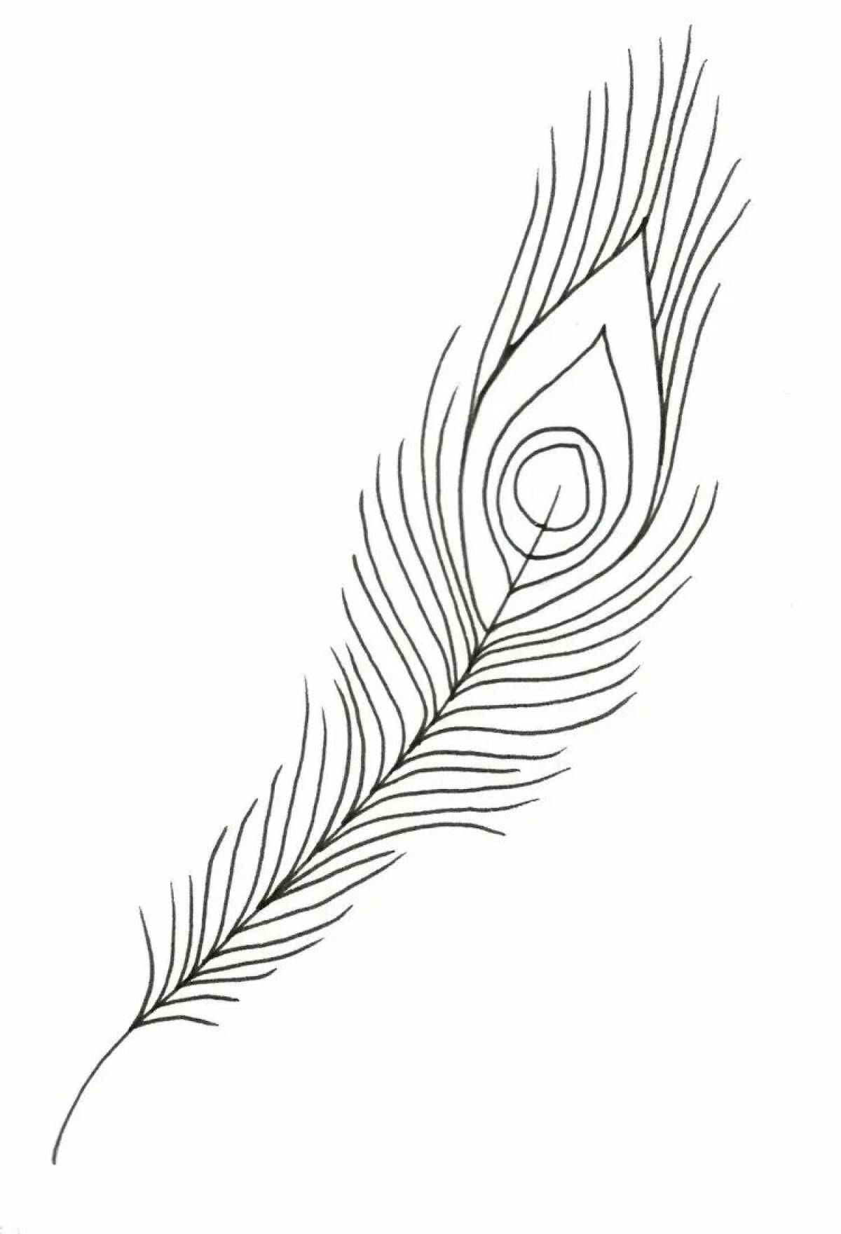 Ambitious feathered firebird coloring book for kids