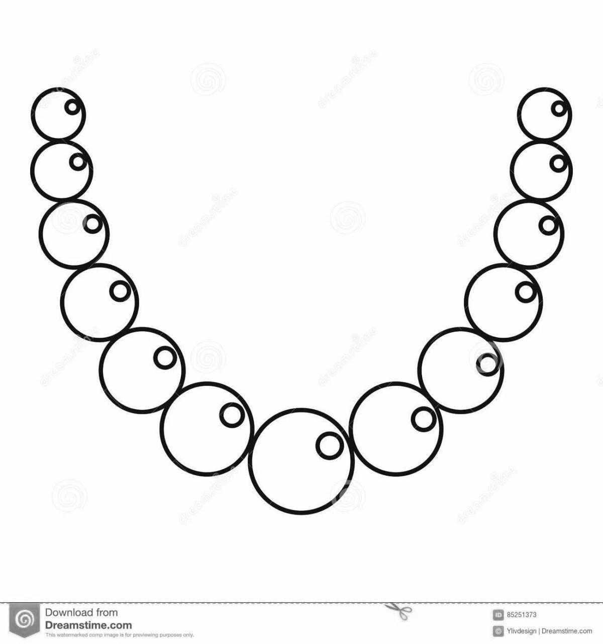 Adorable coloring beads for 2-3 year olds