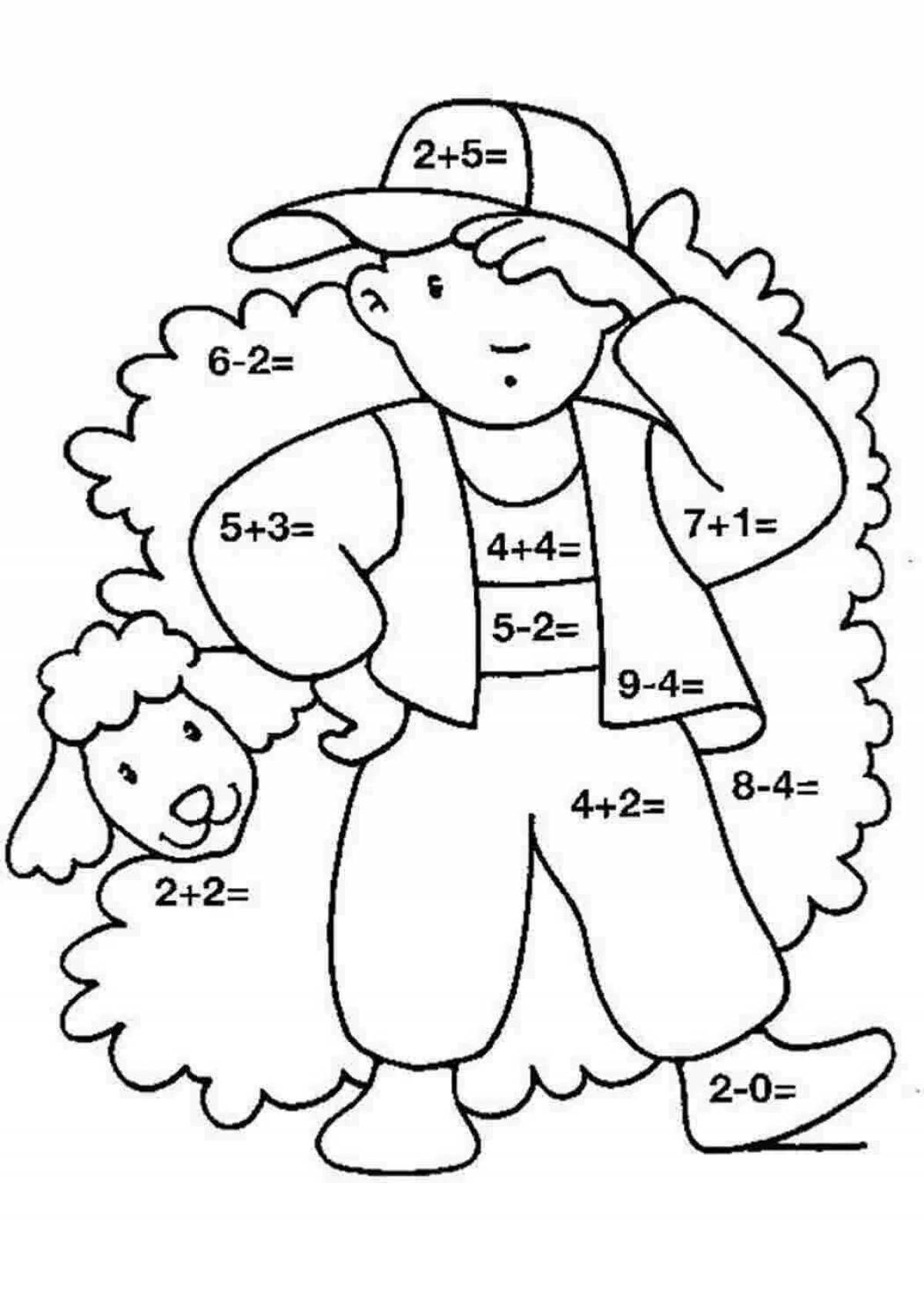 Coloring for boys 1st grade 