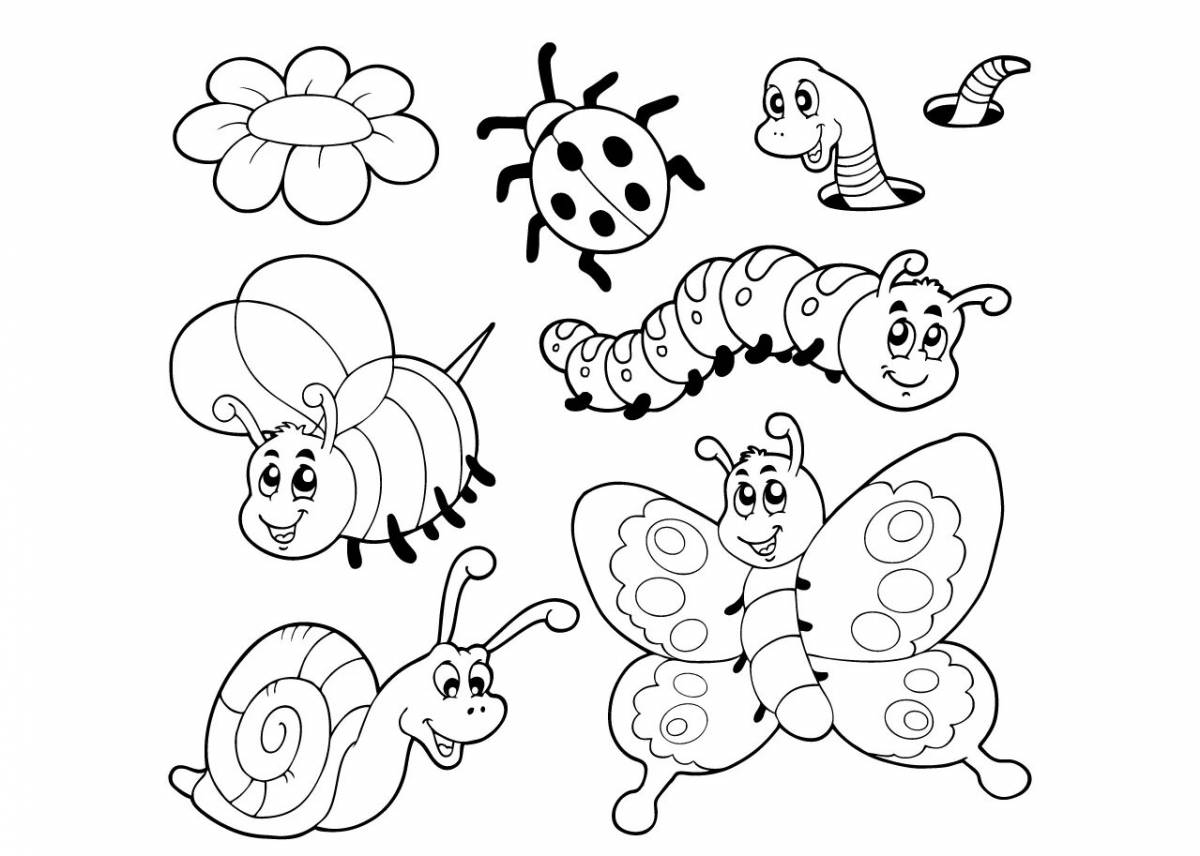 Insects for children 6 7 years old #7