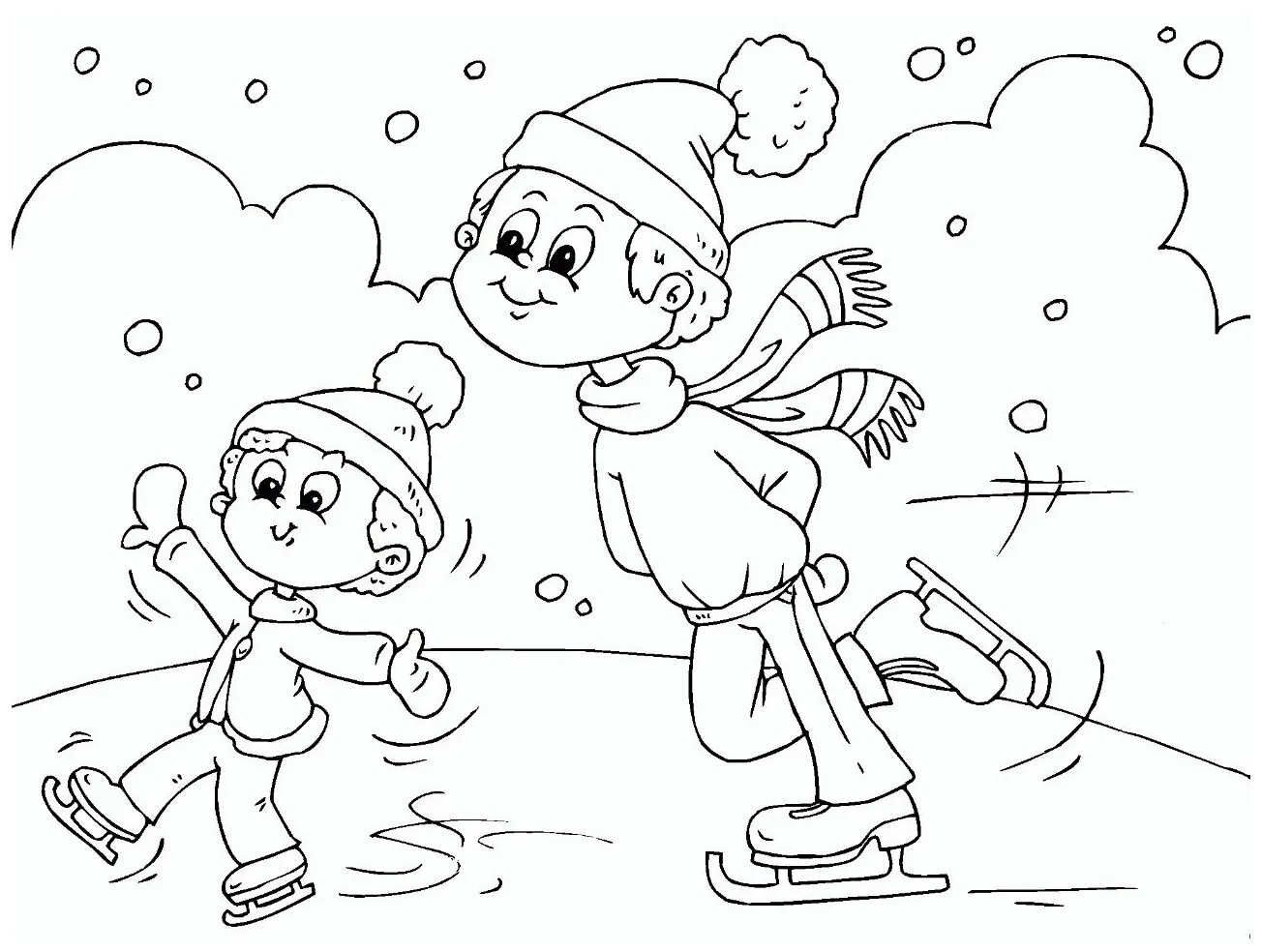 Kindergarten winter fun #1