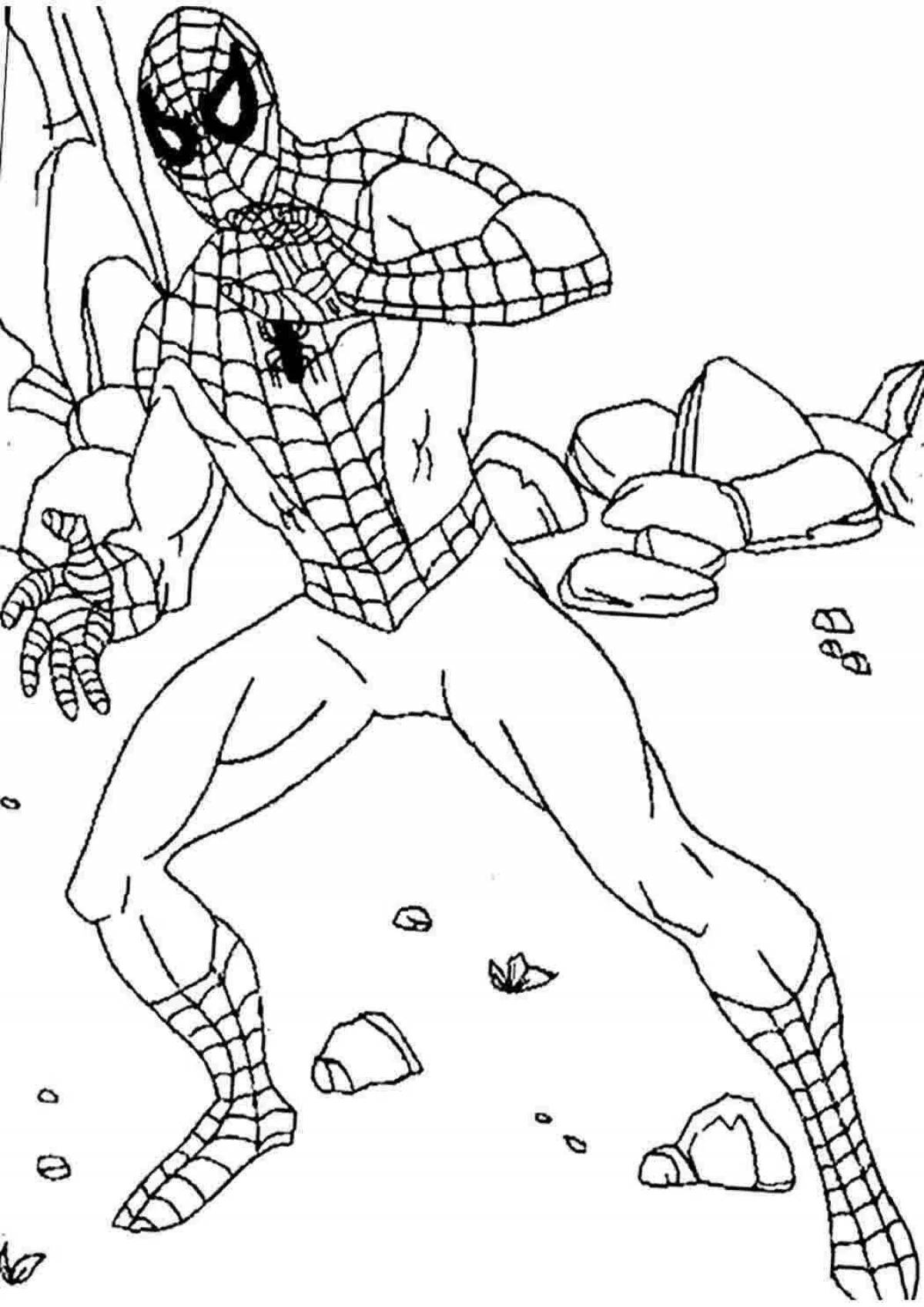 Adorable superheroes coloring pages for 5-6 year olds