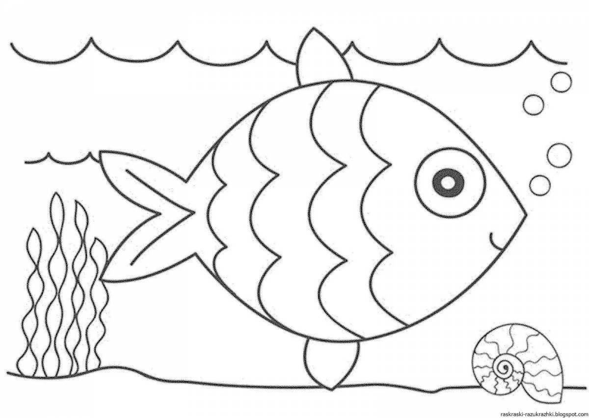 Color-happy coloring page paints for children 5-6 years old