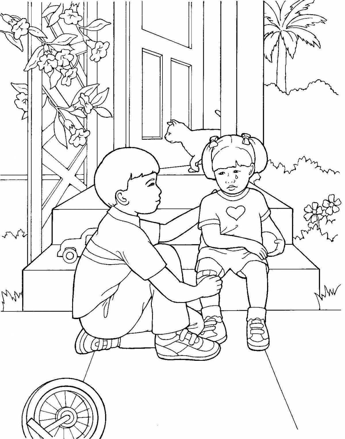 Updating the good deeds coloring page