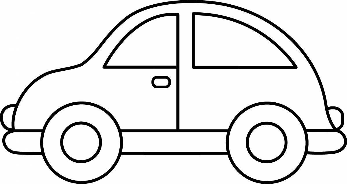 Great car coloring pages for 4 year olds