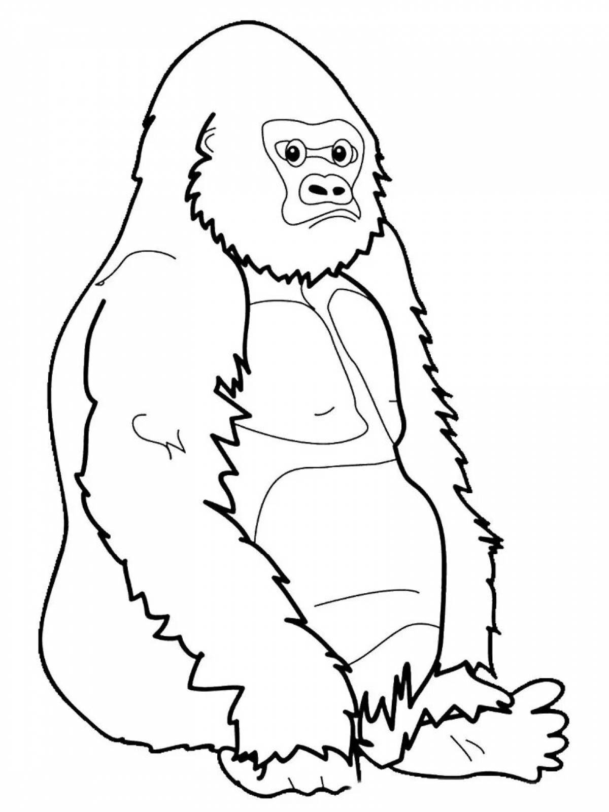 Gorilla for kids #6