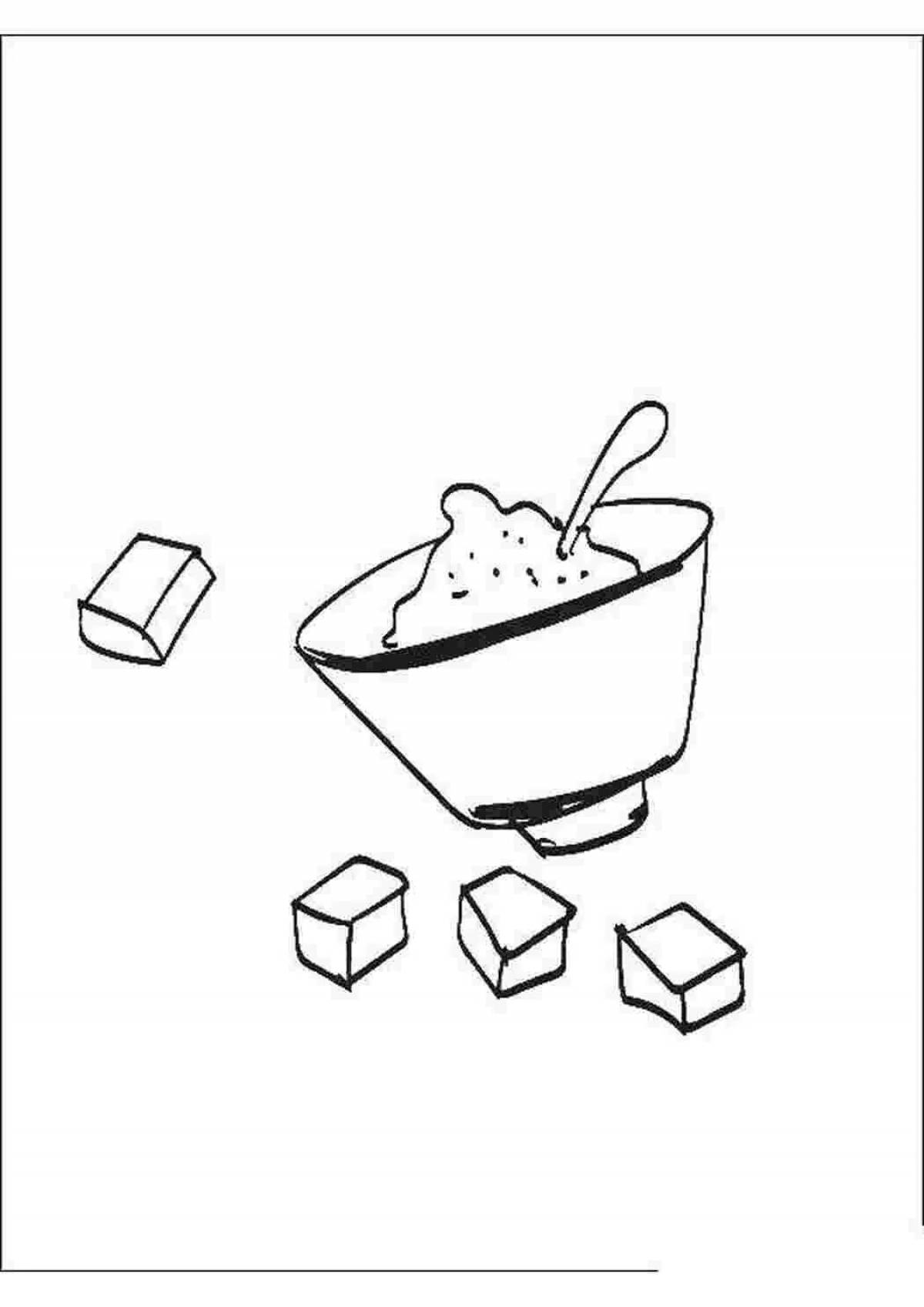 Children Sugar Coloring Page for Kids