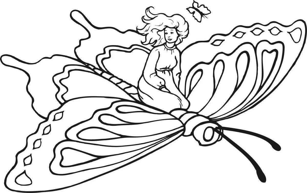 Fun coloring page inch for babies