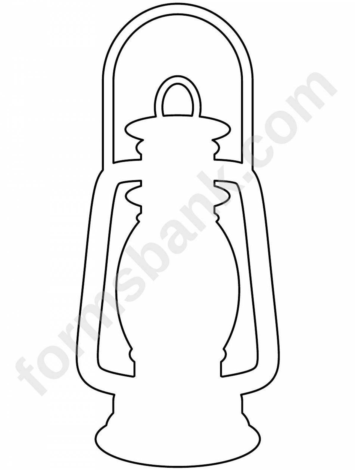 Coloring bright flashlight for kids