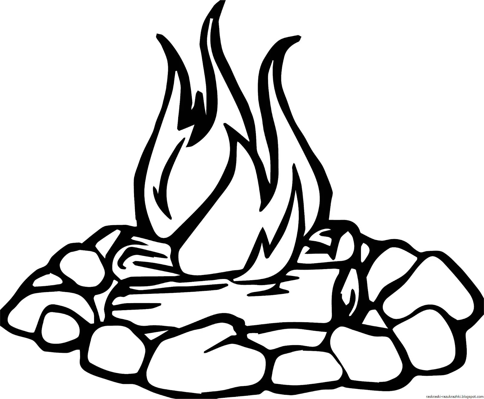 Blessed bonfire coloring book for kids