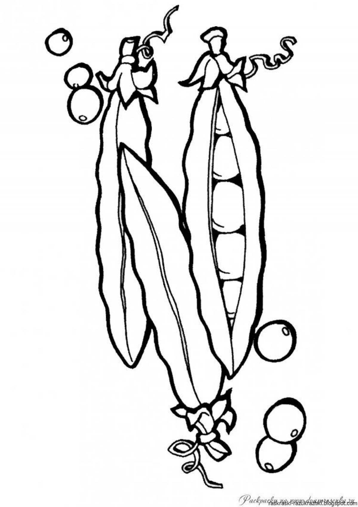 Coloring page cheerful polka dots for beginners