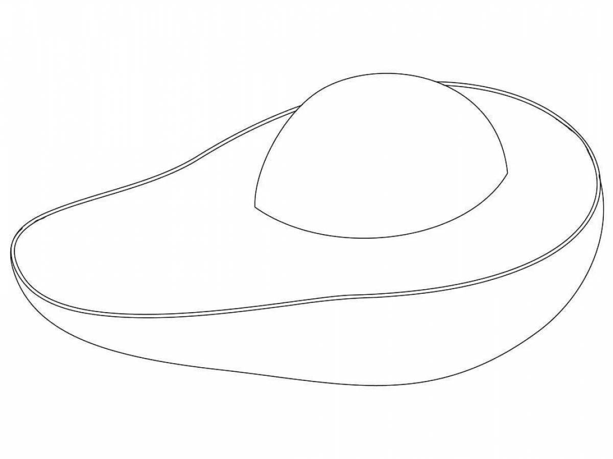 Amazing avocado coloring pages for girls