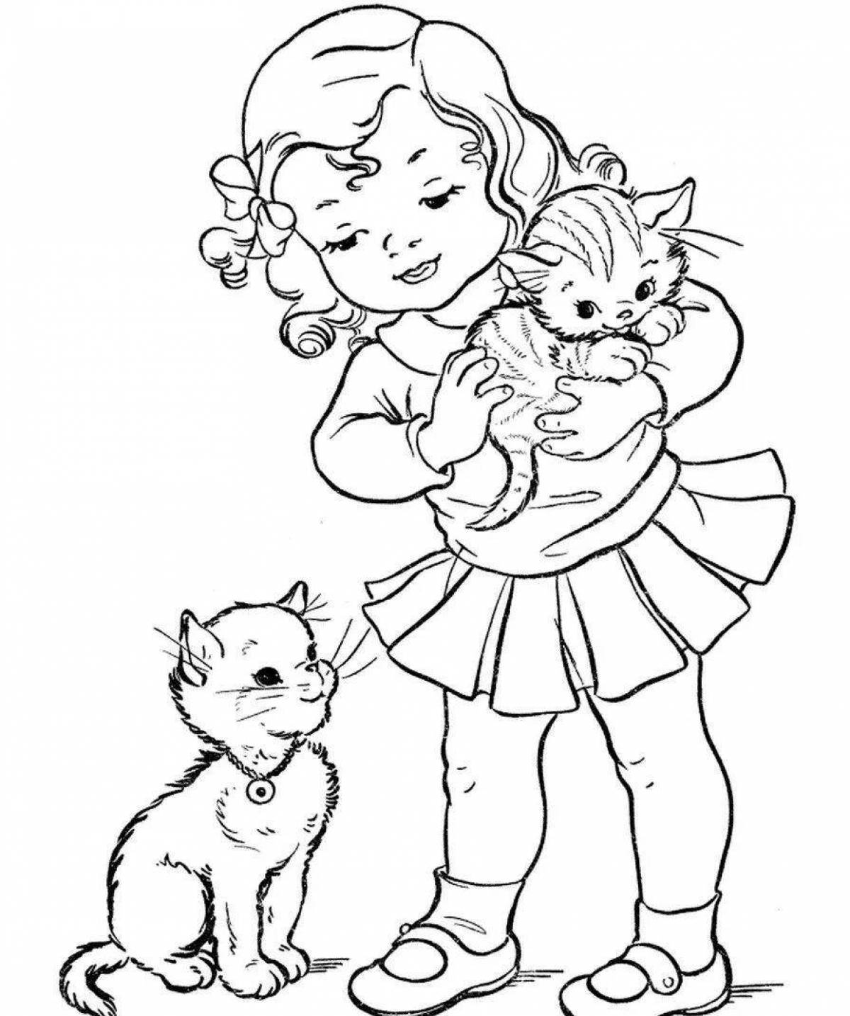 Amazing animal coloring pages for girls