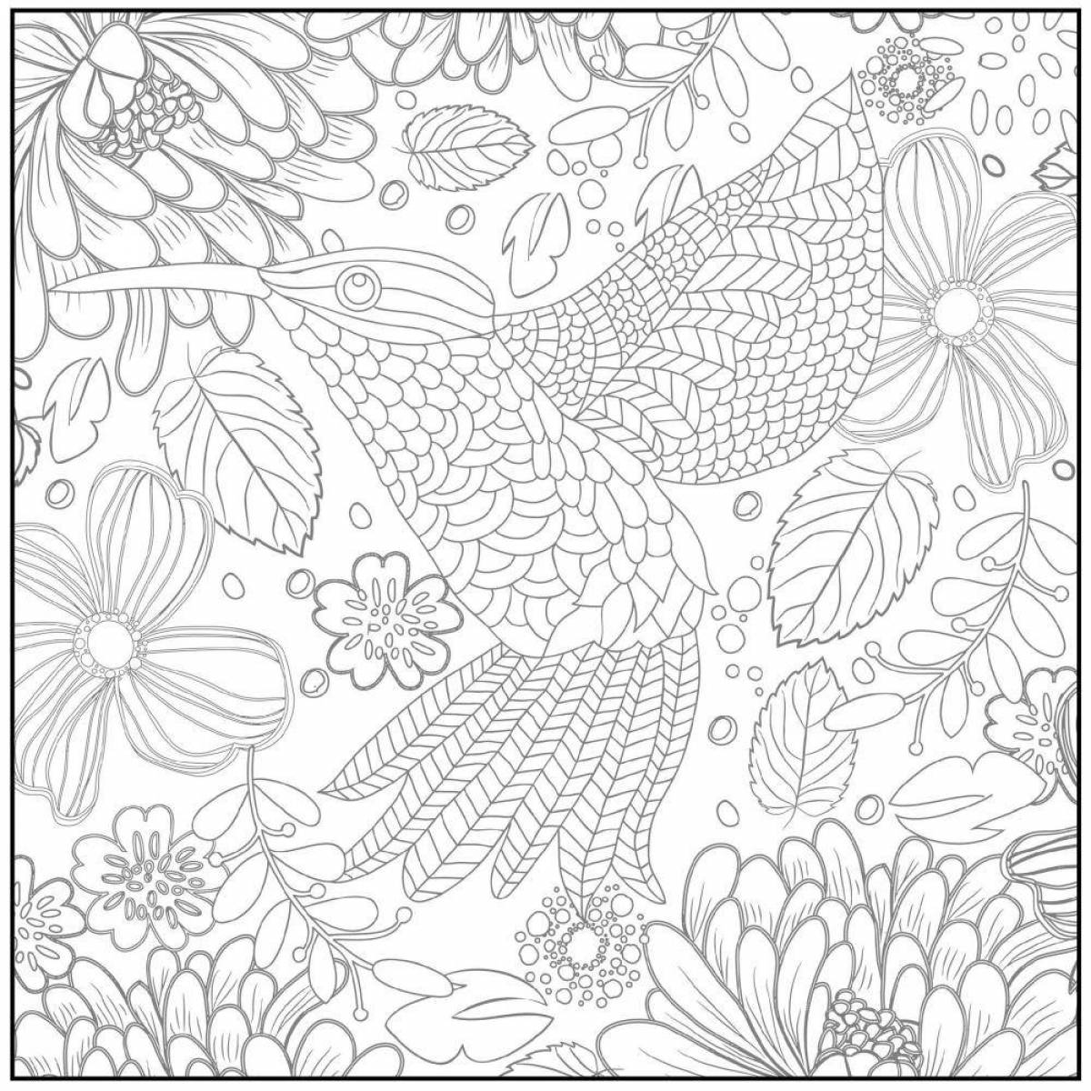 Fun coloring book relaxation for kids