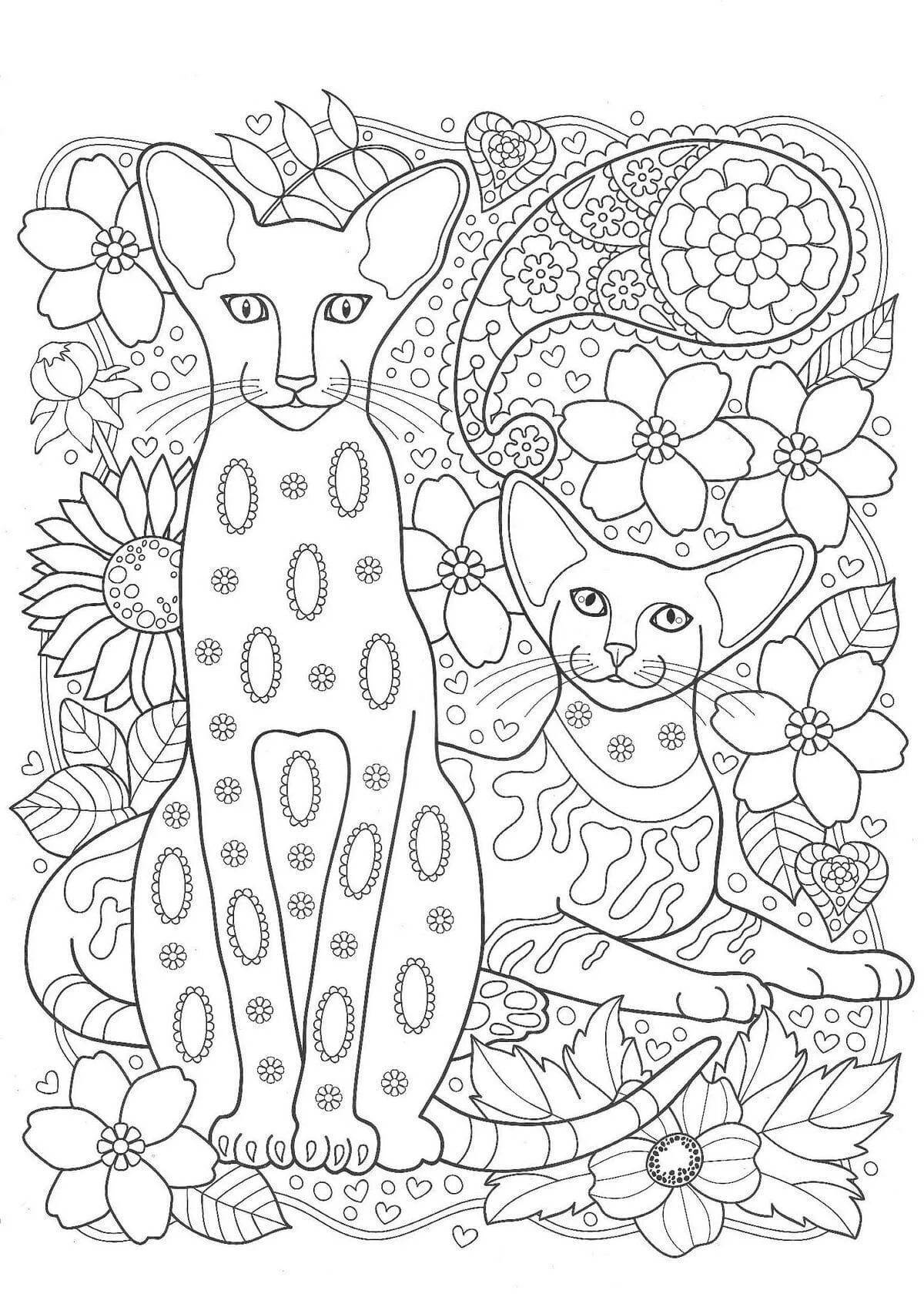 Joyful relaxation coloring book for kids