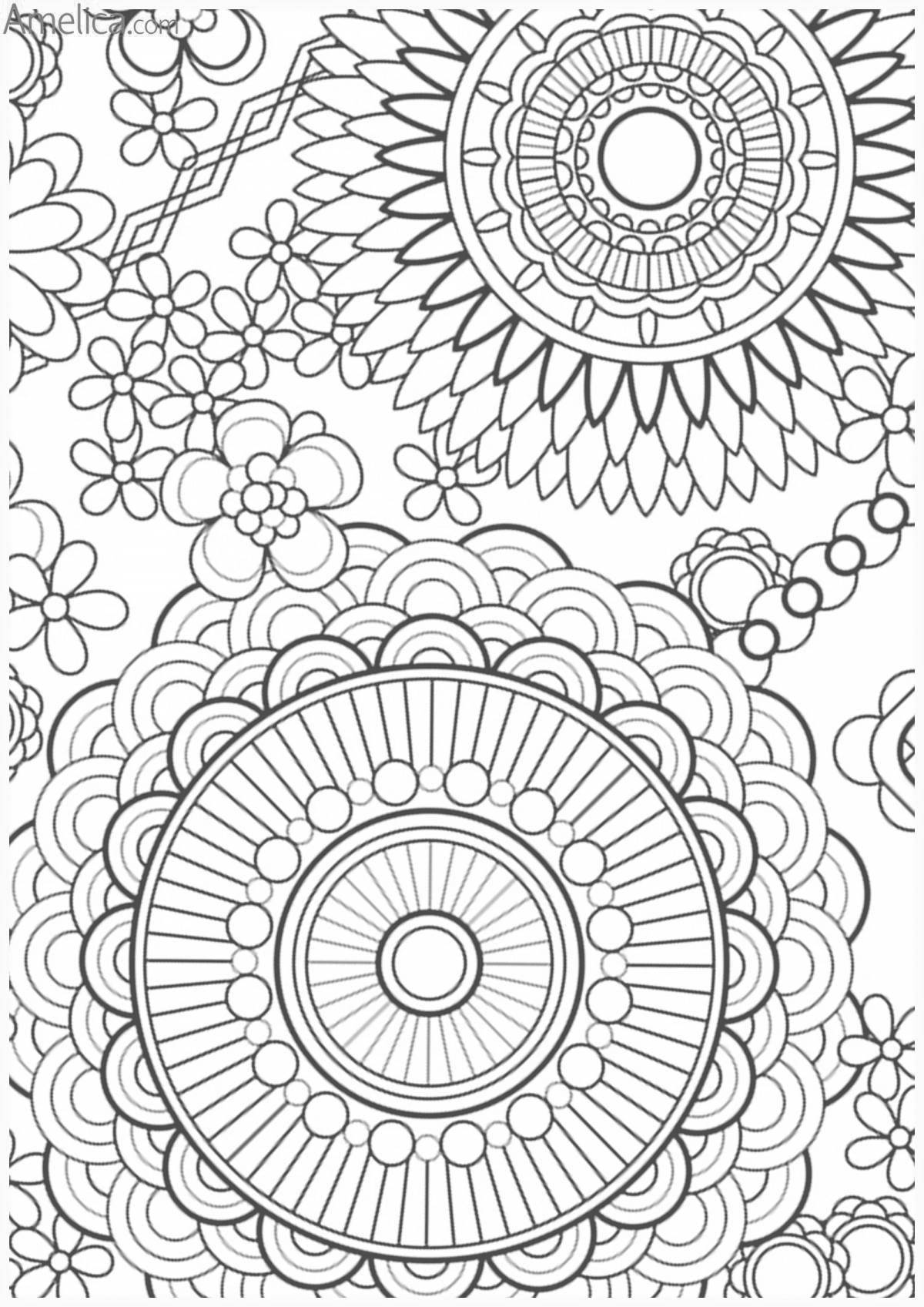 Joyful antistress coloring book for adults