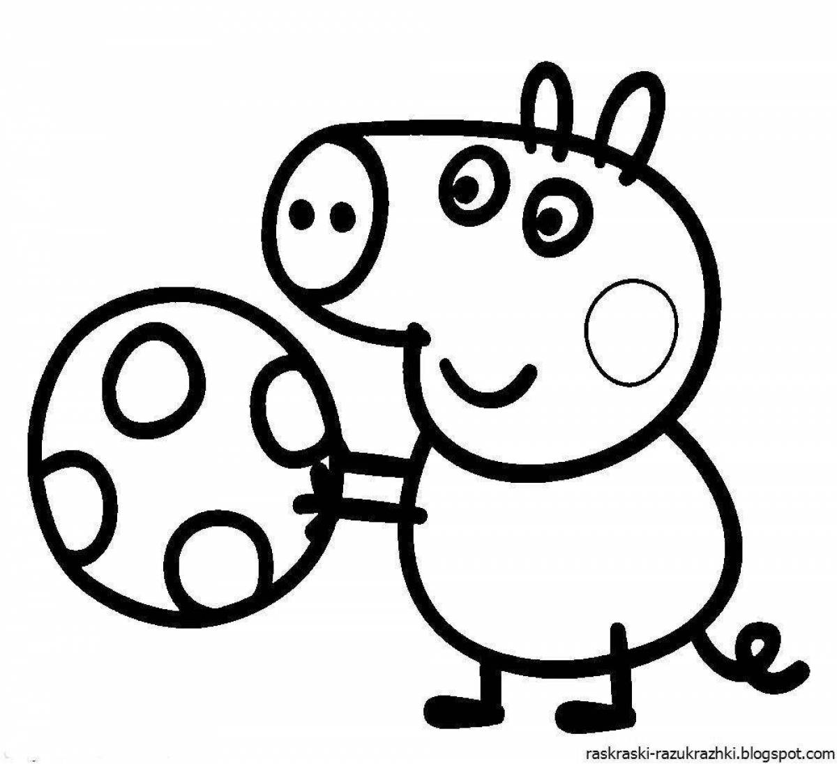 Wonderful peppa coloring book for kids
