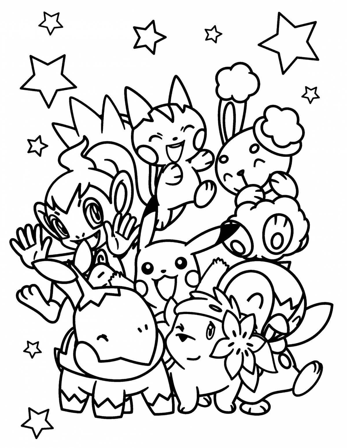 Amazing pokemon coloring pages for kids
