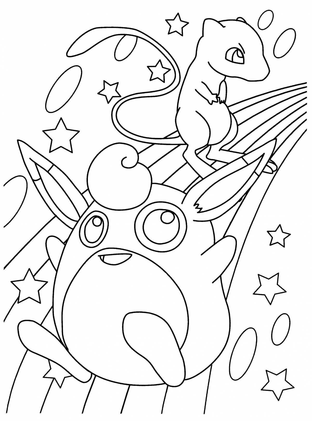 Pokemon live coloring for kids