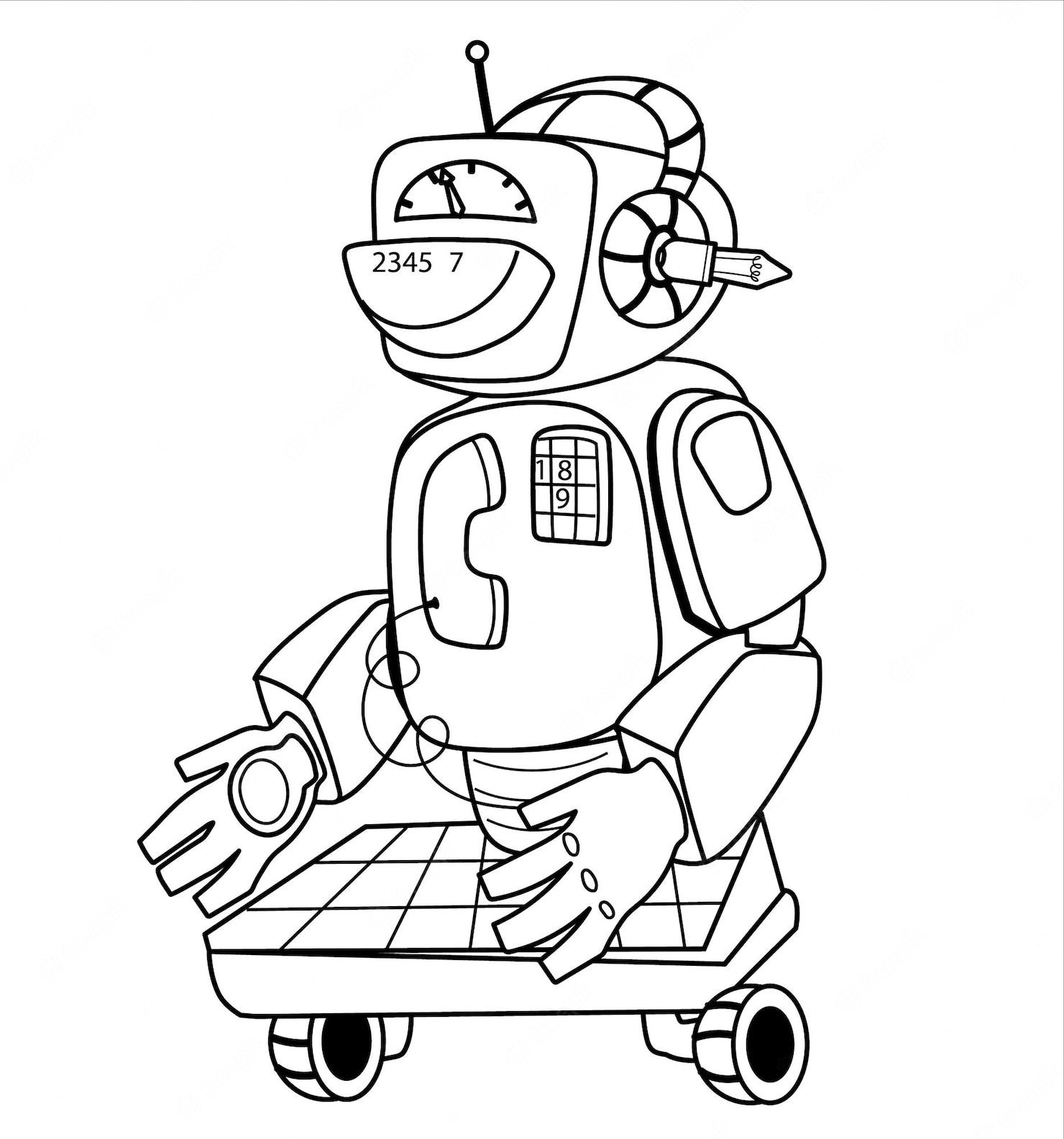 Cop robot for kids #12