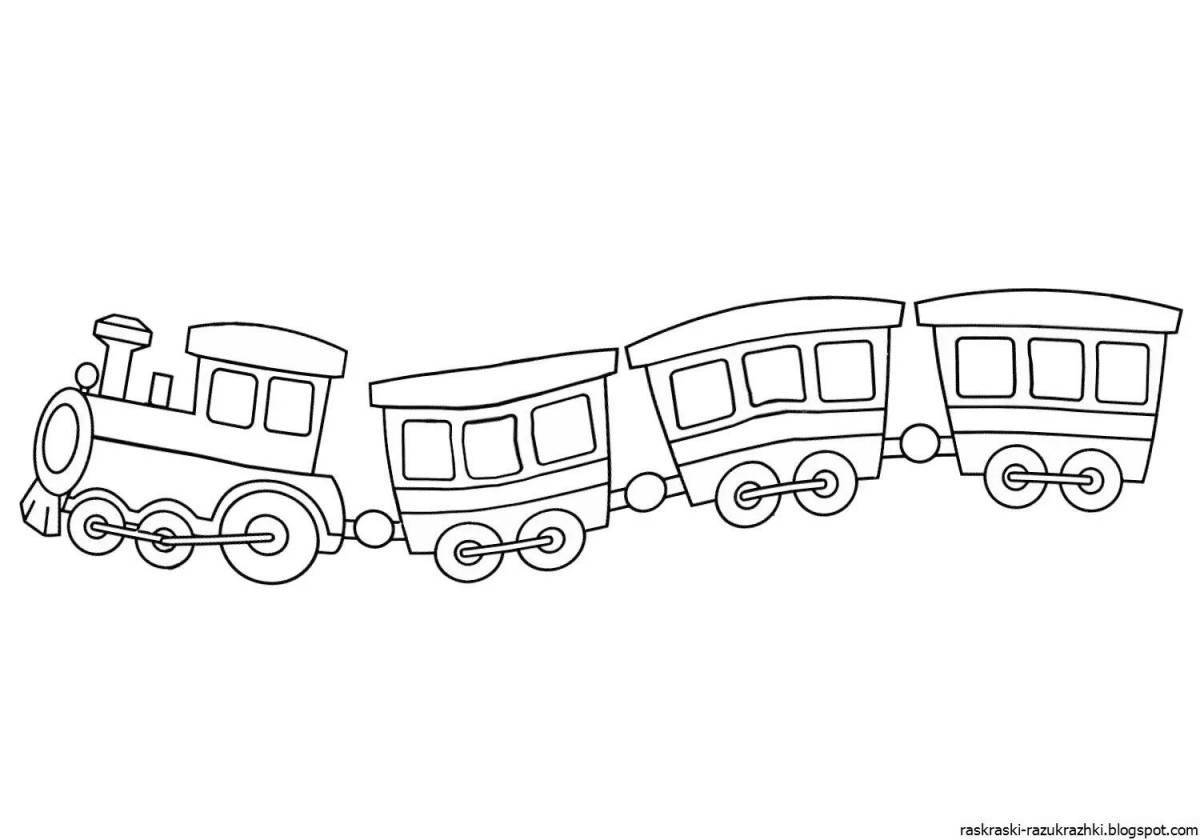 Раскраска вагон поезда | Раскраски для детей печать онлайн