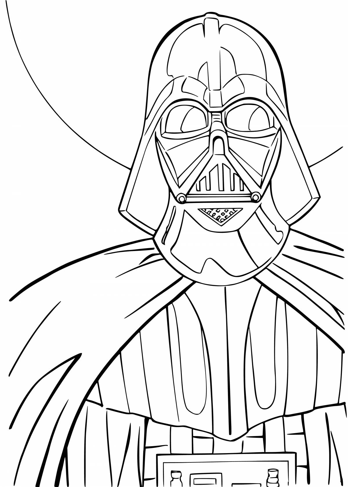 Amazing Star Wars coloring book for kids