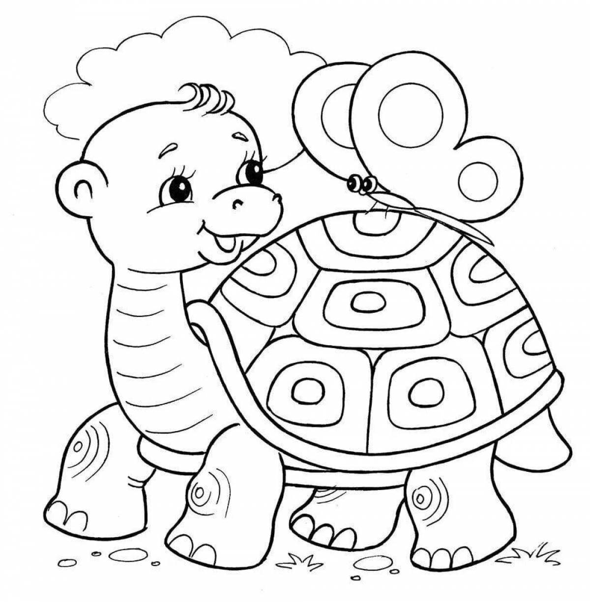 Color-glorious coloring page large for children 6-7 years old