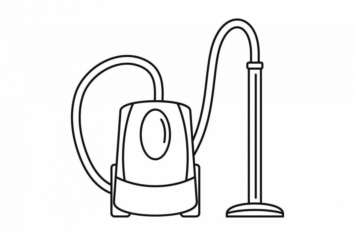 Creative coloring book vacuum cleaner for 3-4 year olds