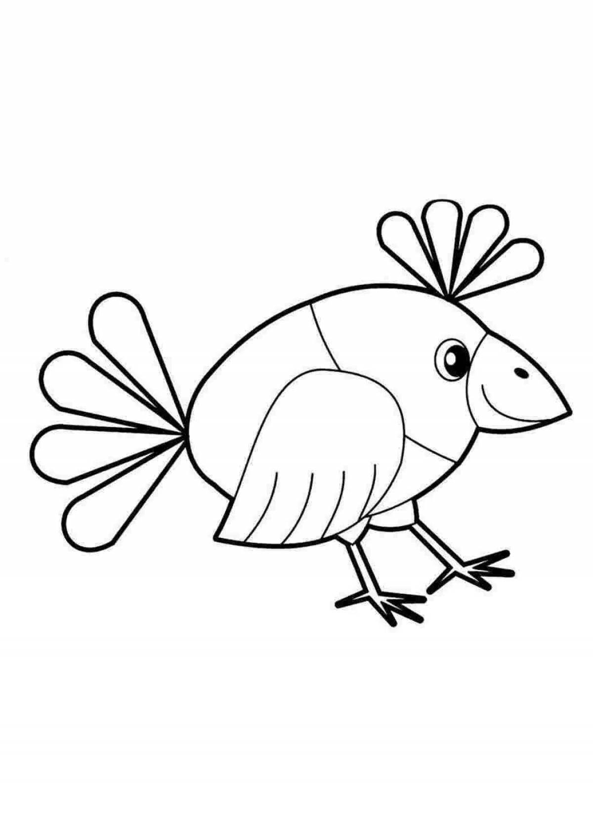 Animal coloring pages for children 2-3 years old