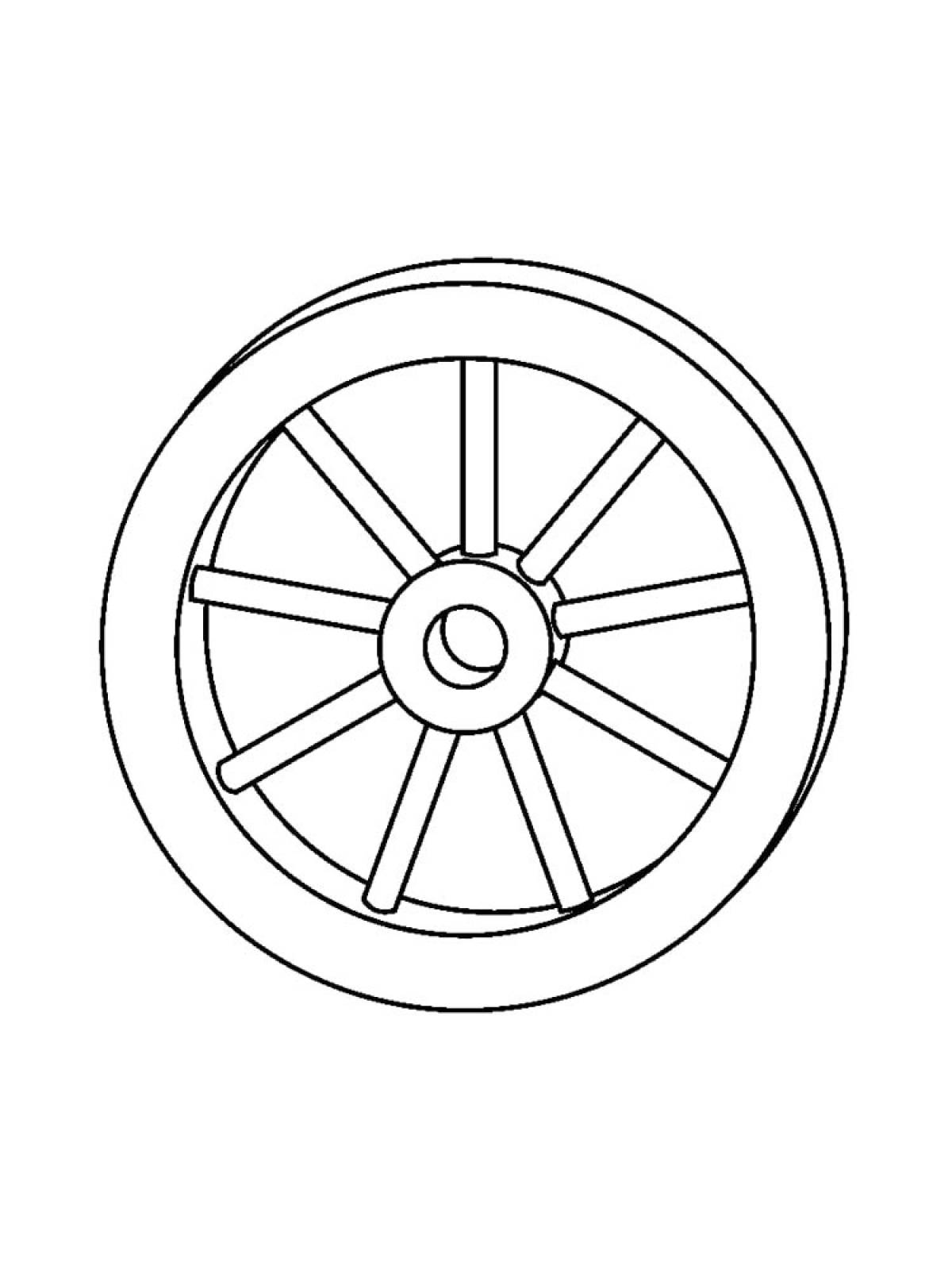 Колесо рисунок
