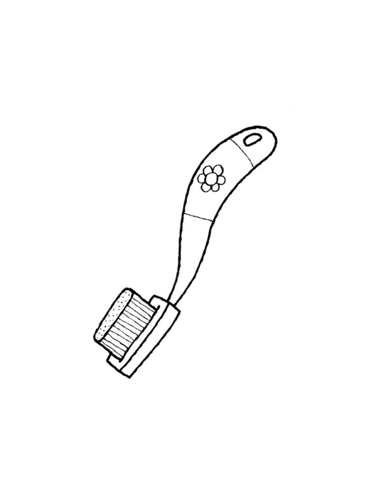 Разукрашки Зубной Щетки - 70 фото