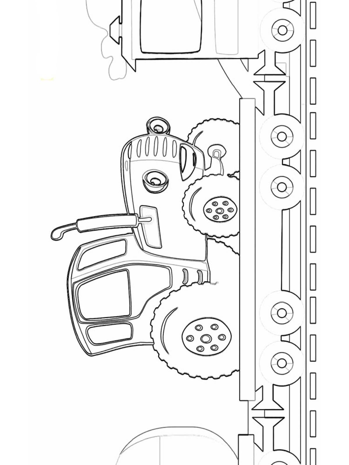 Раскраска синий трактор распечатать. Раскраска «синий трактор». Синий трактор разукрашка. Теремок ТВ раскраска тракторы. Раскраска по номерам для мальчиков трактор.
