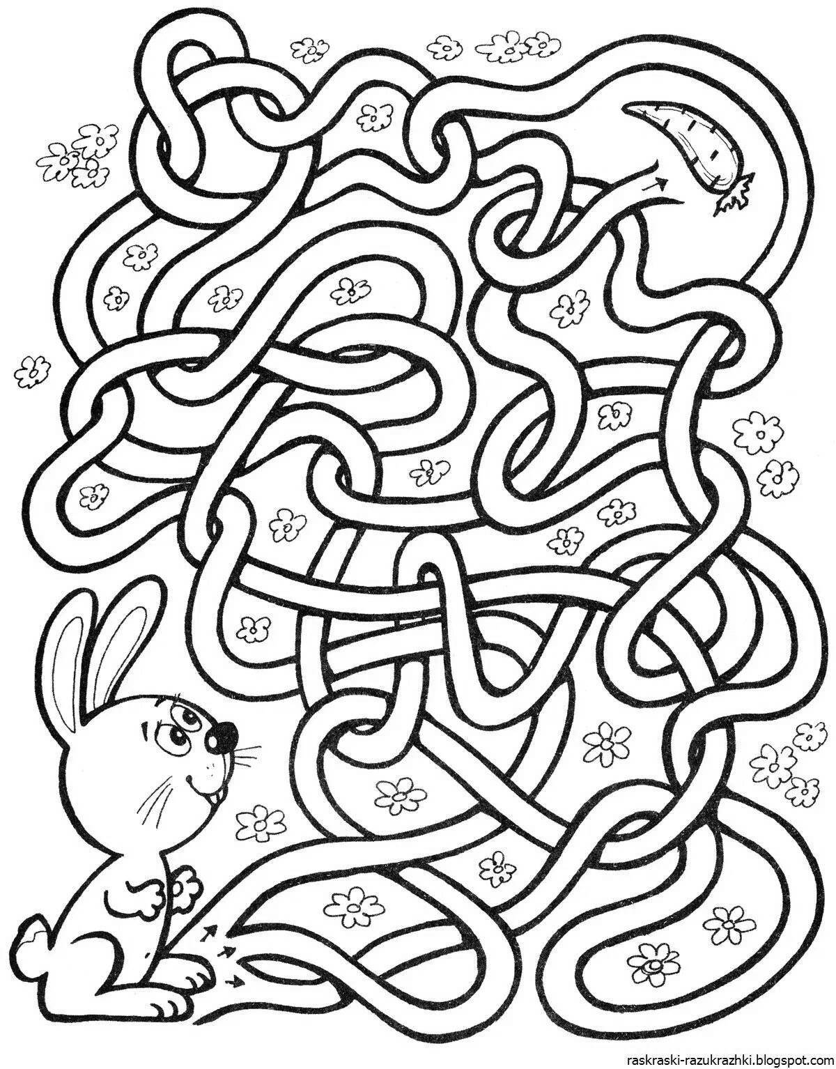 Mazes for children 6 7 years old #7