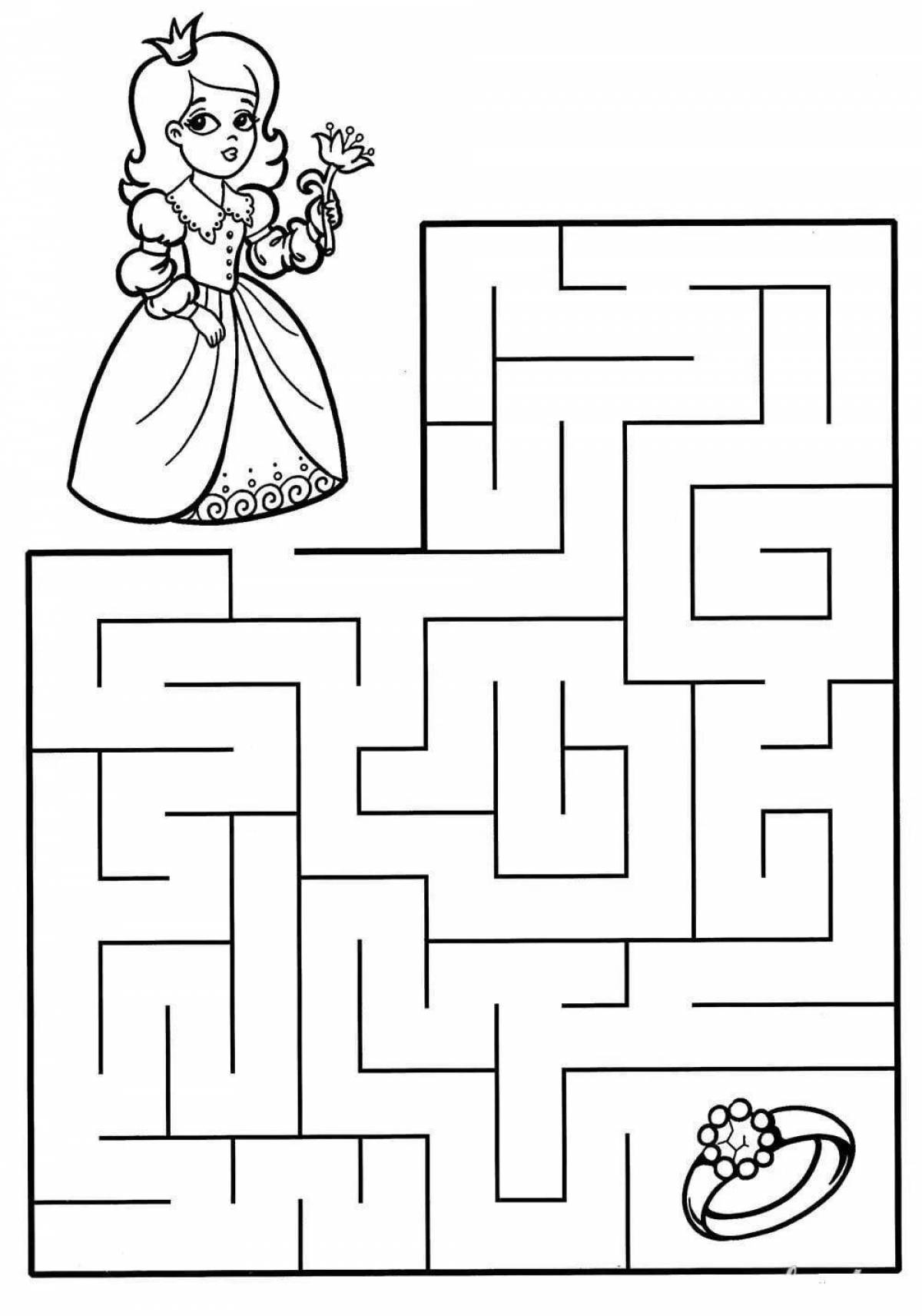 Mazes for children 6 7 years old #9