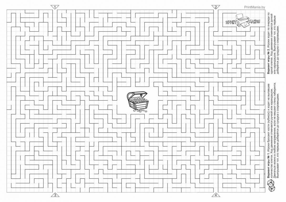 Mazes for children 6 7 years old #12