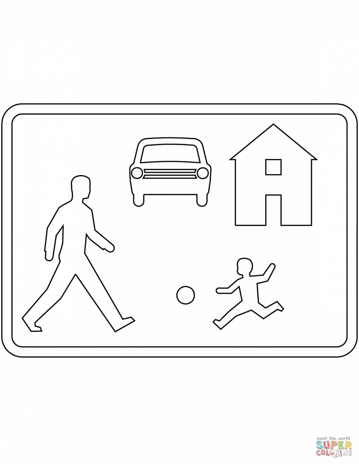 Traffic signs for children 4 5 years old #11