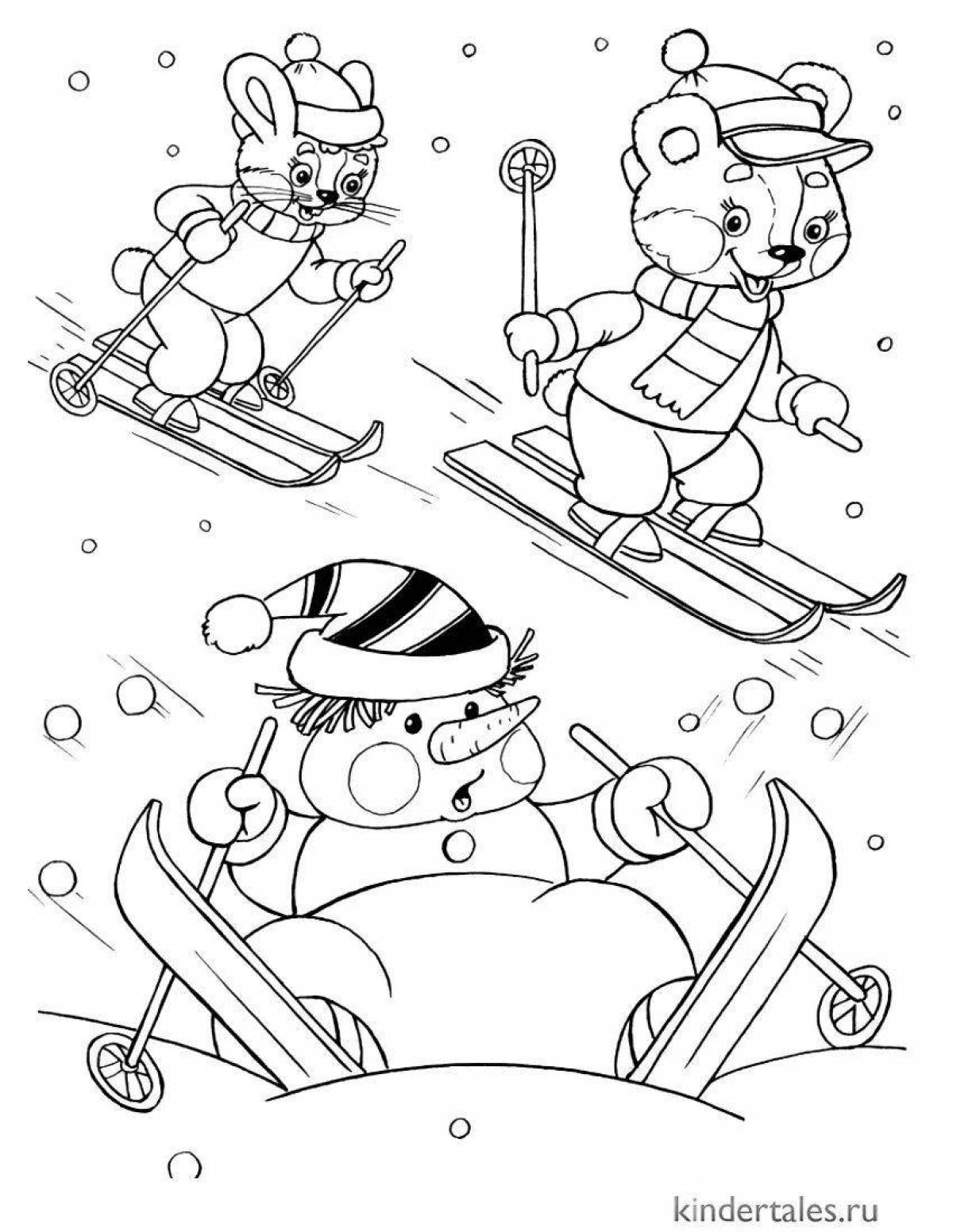 Winter activities for children 3 4 years old #6