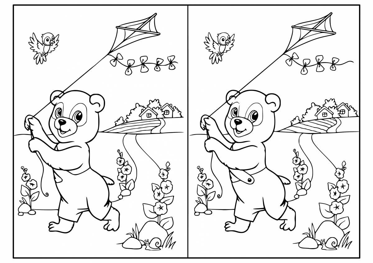 Exciting coloring page 2 drawings