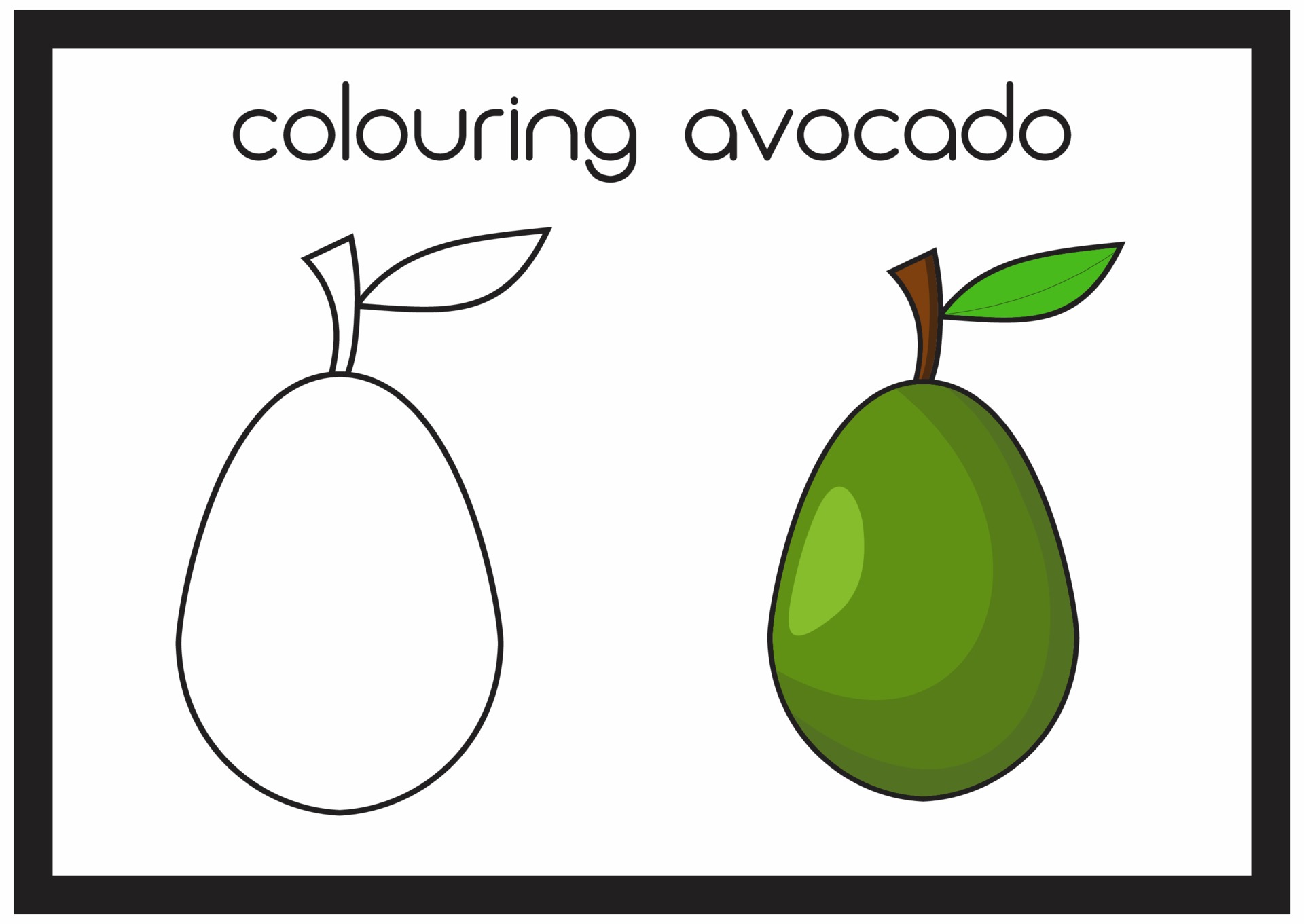 Avocado for kids 6 7 years old #15