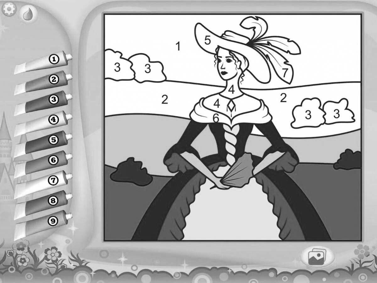 Exquisite coloring pages for 5 year old girls