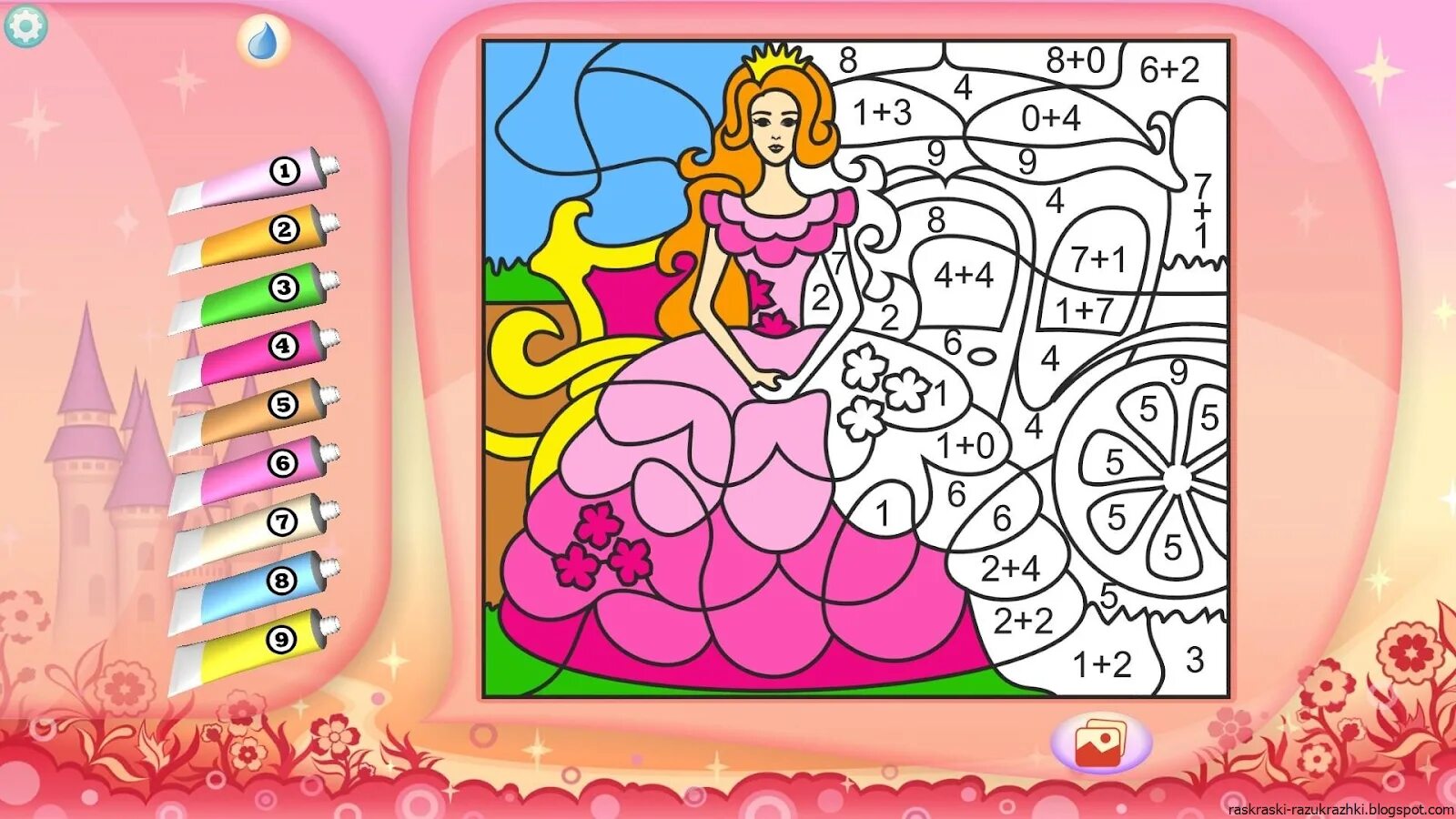 Очаровательные раскраски для 5-летних девочек на русском языке