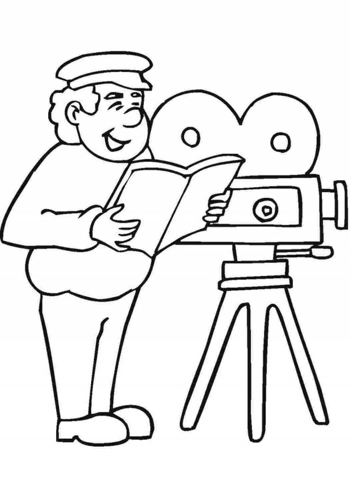 Coloring pages of professions for schoolchildren