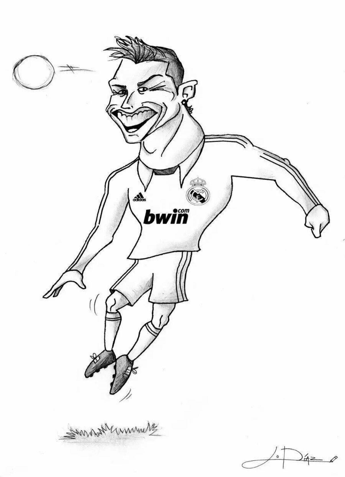 Ronaldo fairy tale coloring book for kids