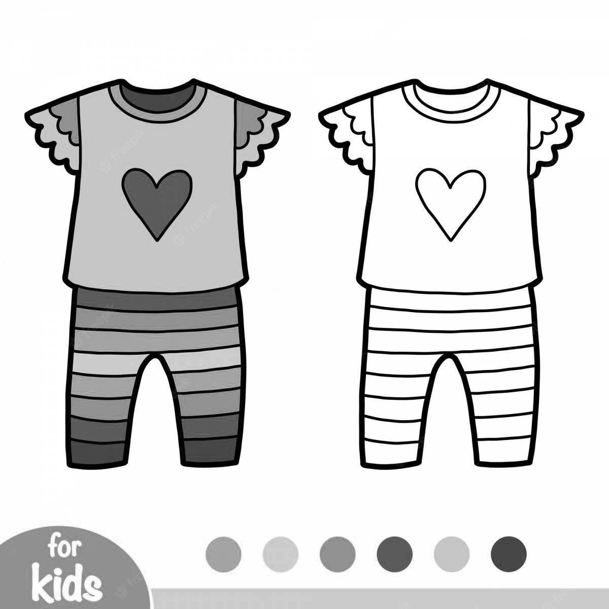 Colorful pajamas for children