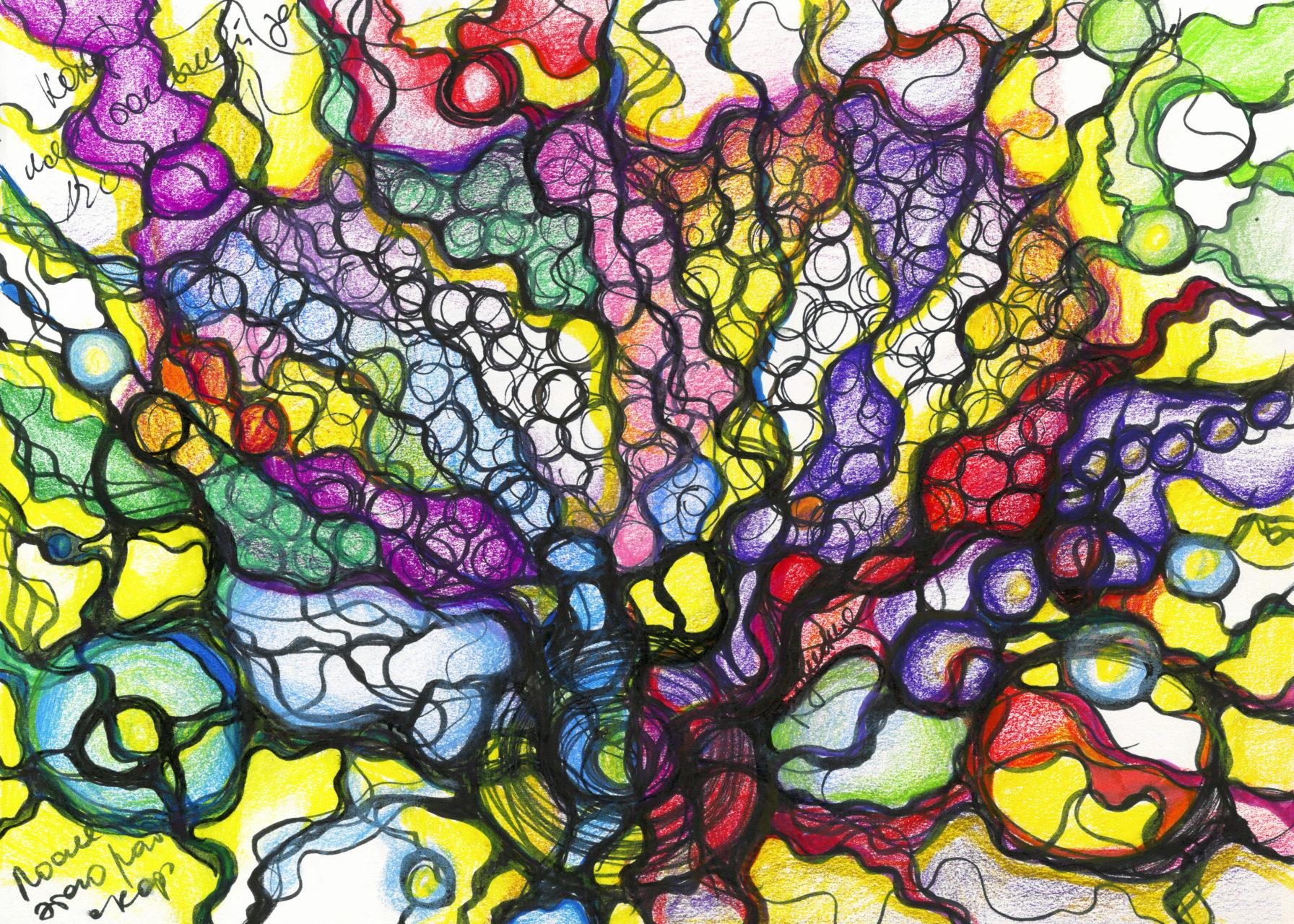 Fun coloring neurographics for kids