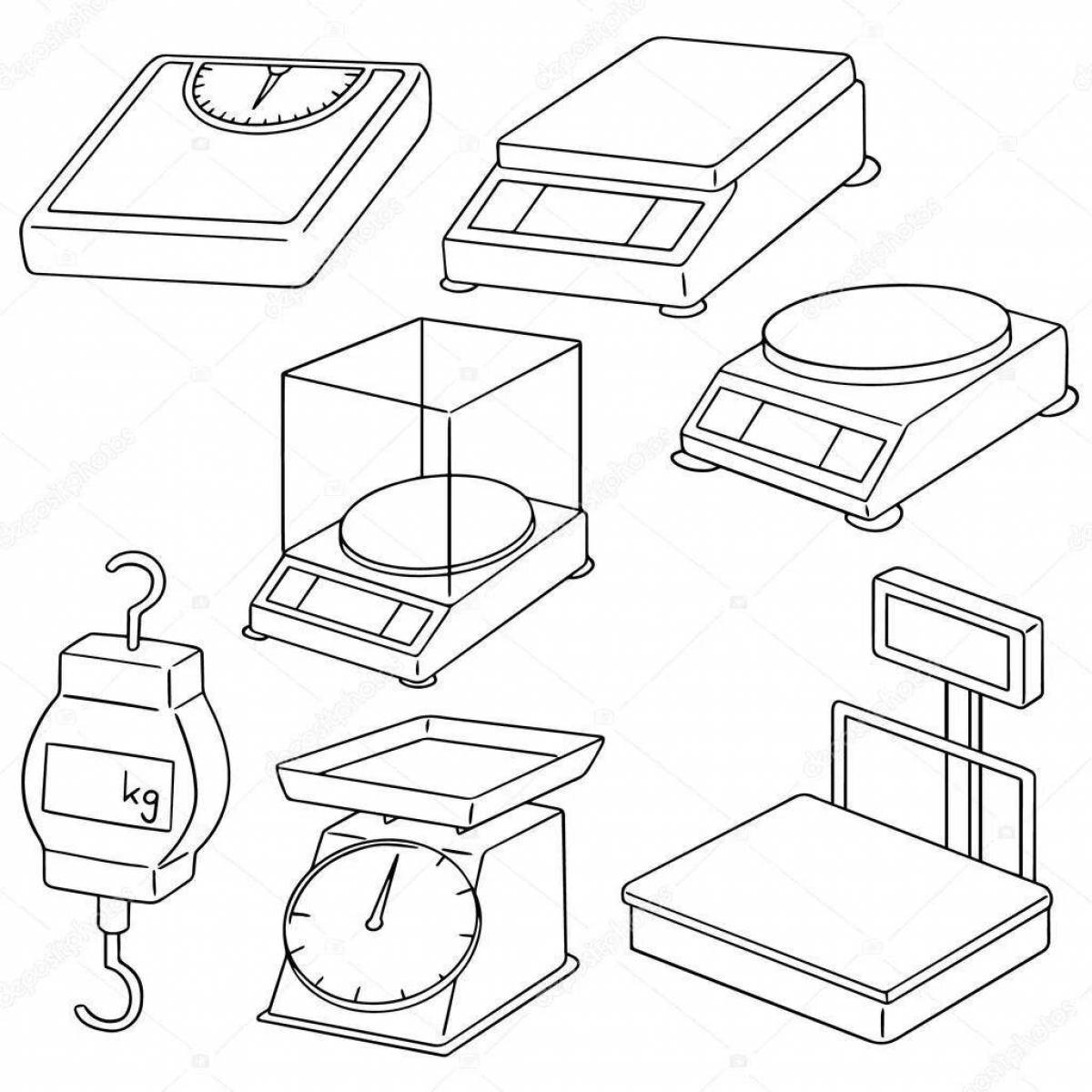 Animated scales coloring book for beginners