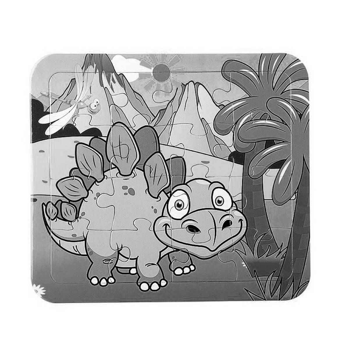 Coloring puzzle for children