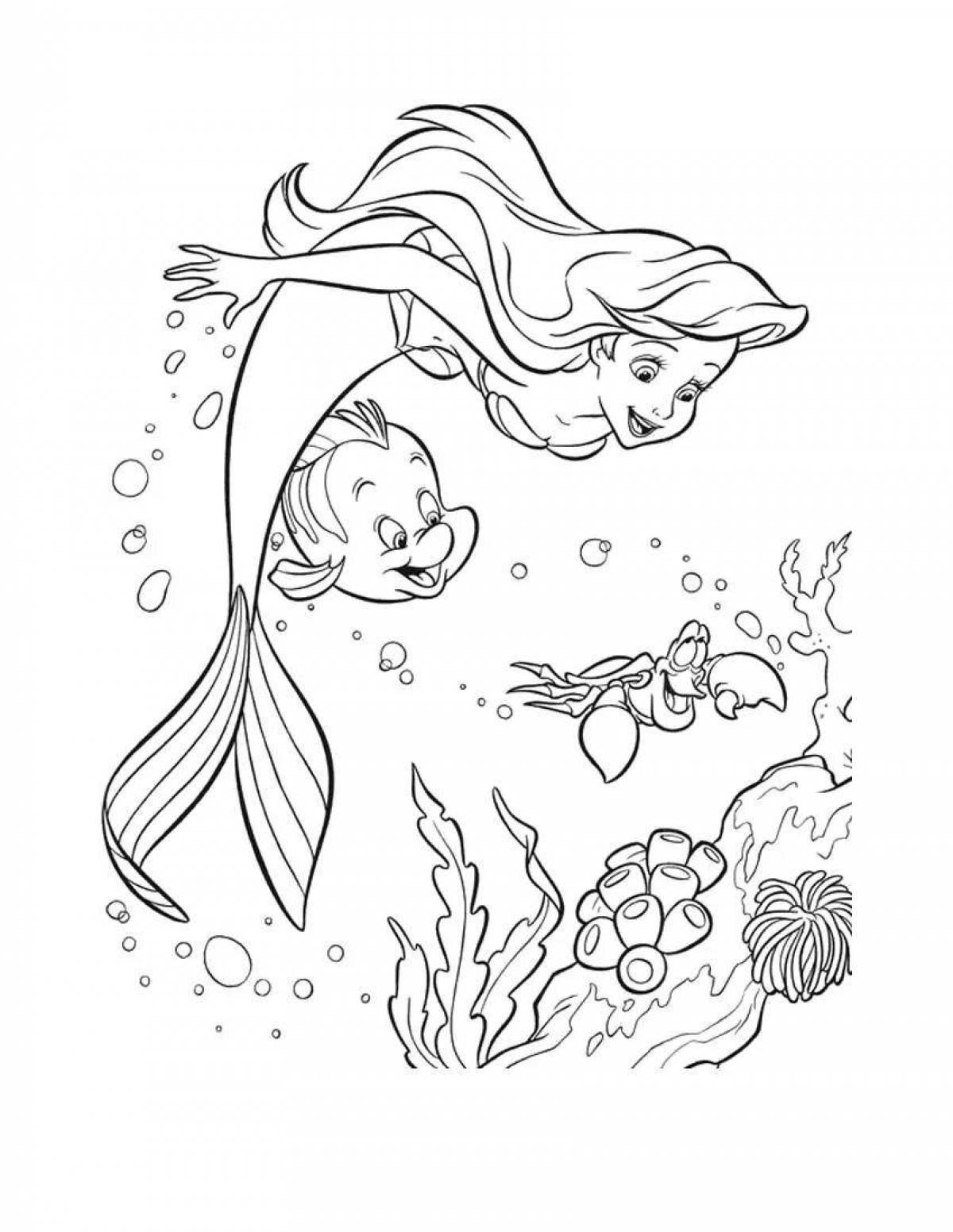 Fun coloring page 6 for girls